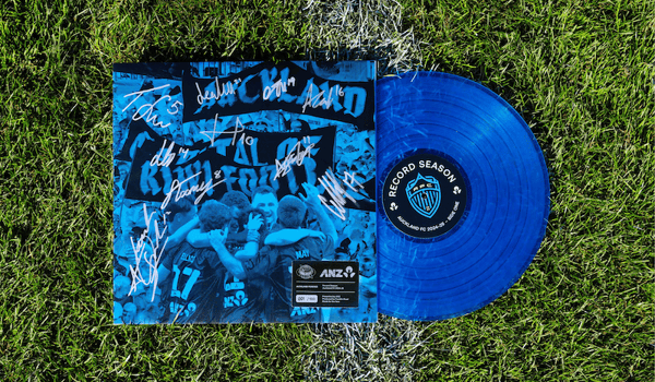 ANZ and TBWA\NZ press Auckland FC’s debut season to vinyl