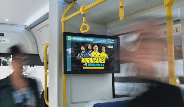 Go Media launches in-bus digital ads across Wellington