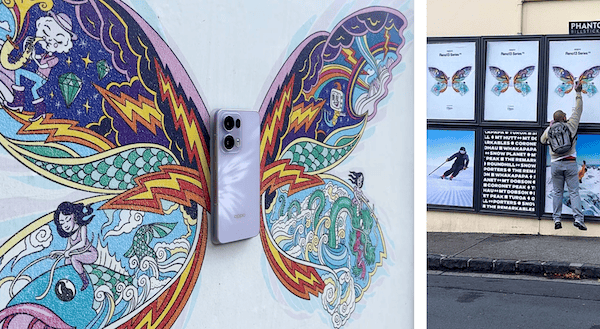 Oppo places Reno13 phones on posters in bold campaign