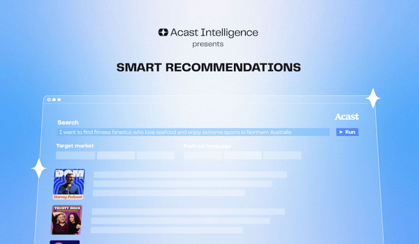 Acast launches Smart Recommendations to maximise campaign success