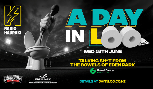 Radio Hauraki’s Day in Loo returns to raise bowel cancer awareness