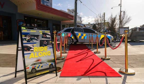 From cop car to cinema: NZ Police and EightyOne launch rolling recruitment experience