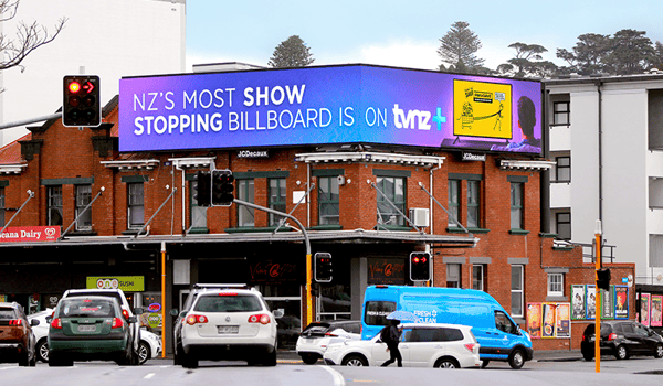 NZ’s most showstopping billboard is on TVNZ+