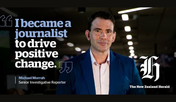 NZME celebrates its journalists with new NZ Herald campaign