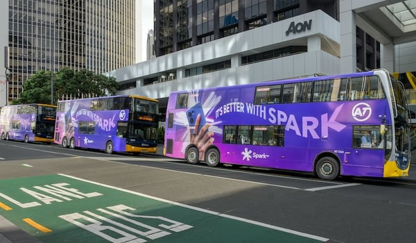 QMS NZ, Spark and PHD Aotearoa turn Auckland purple