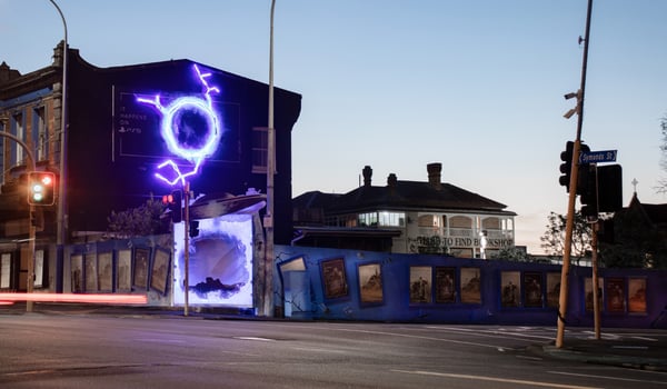 PlayStation and Phantom Billstickers unveil a reality-bending street takeover in Auckland