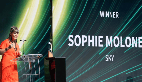 Sophie Moloney wins Chief Executive Of The Year at the Deloitte Top 200 Awards