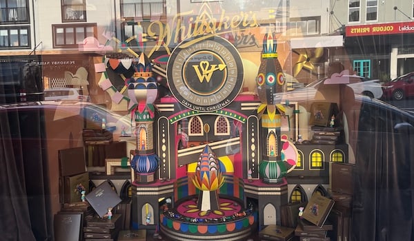 Whittaker’s whimsical window brings Christmas magic