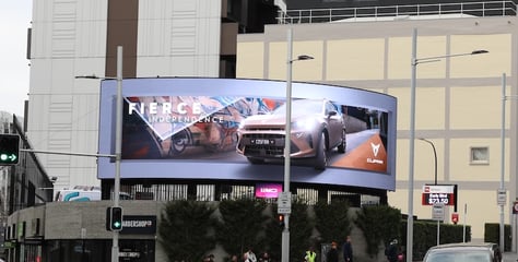 Together and Lumo’s new Cupra campaign is a 3D billboard first
