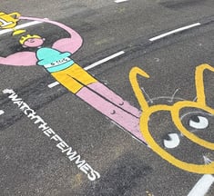 Škoda turns crude graffiti at the Tour de France into spotlight for women’s peloton