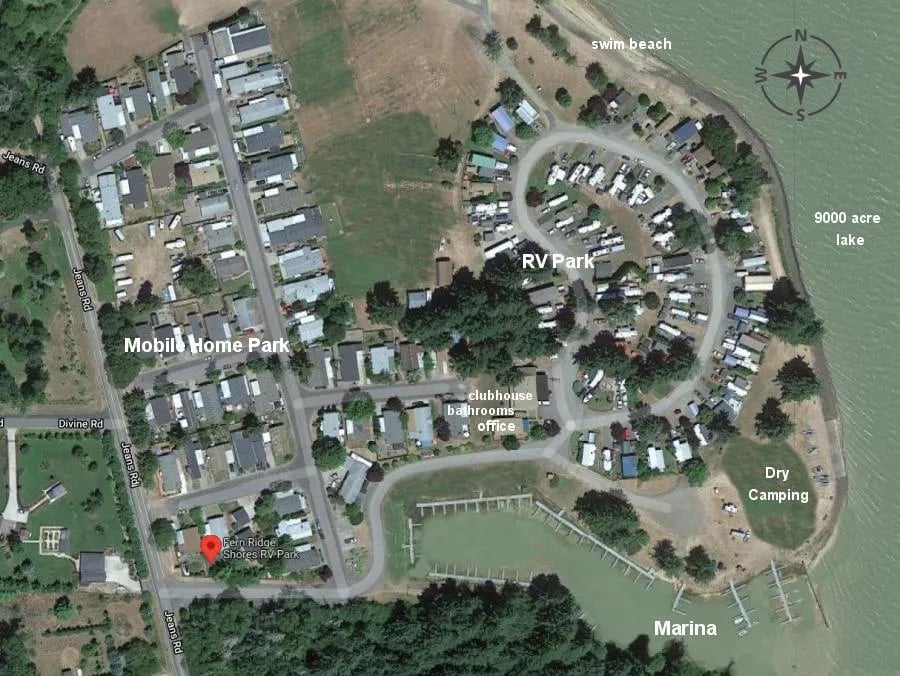 Fern Ridge Shores RV Park and Marina – 55+ RV Park