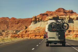 Scenic drive while campiing