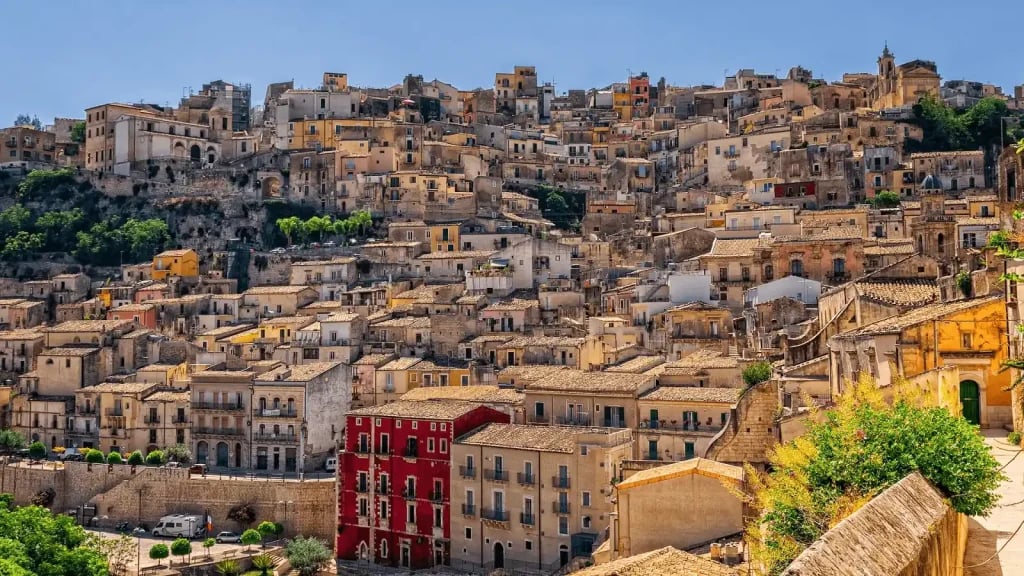Camping in Sicily Taormina town
