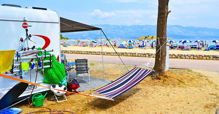 San Marino Camping with Swing by the Beach