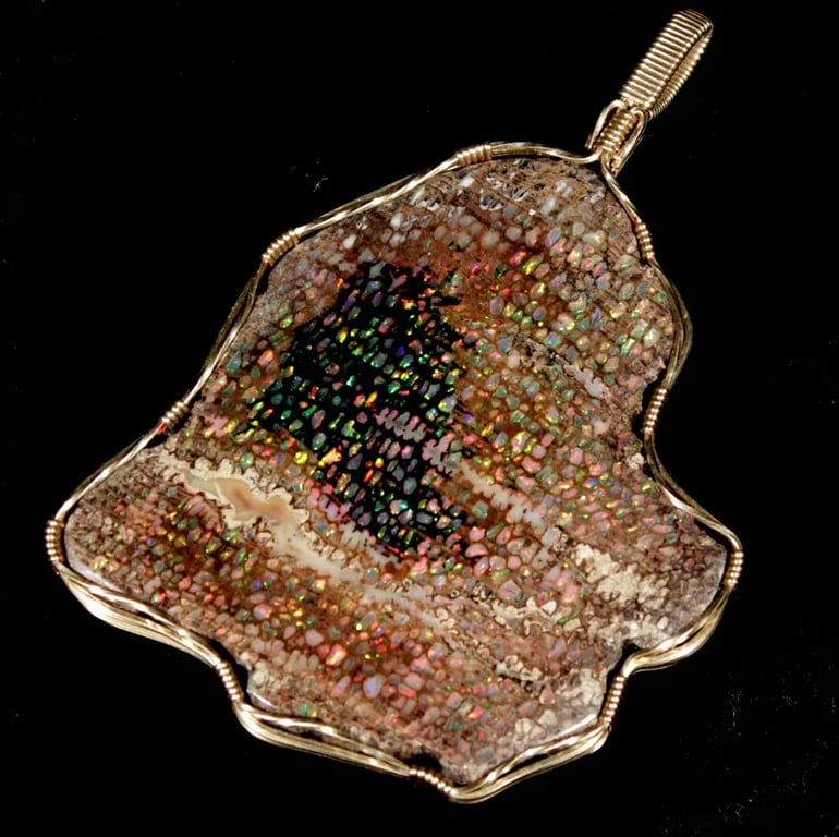 Royal Peacock opal mine