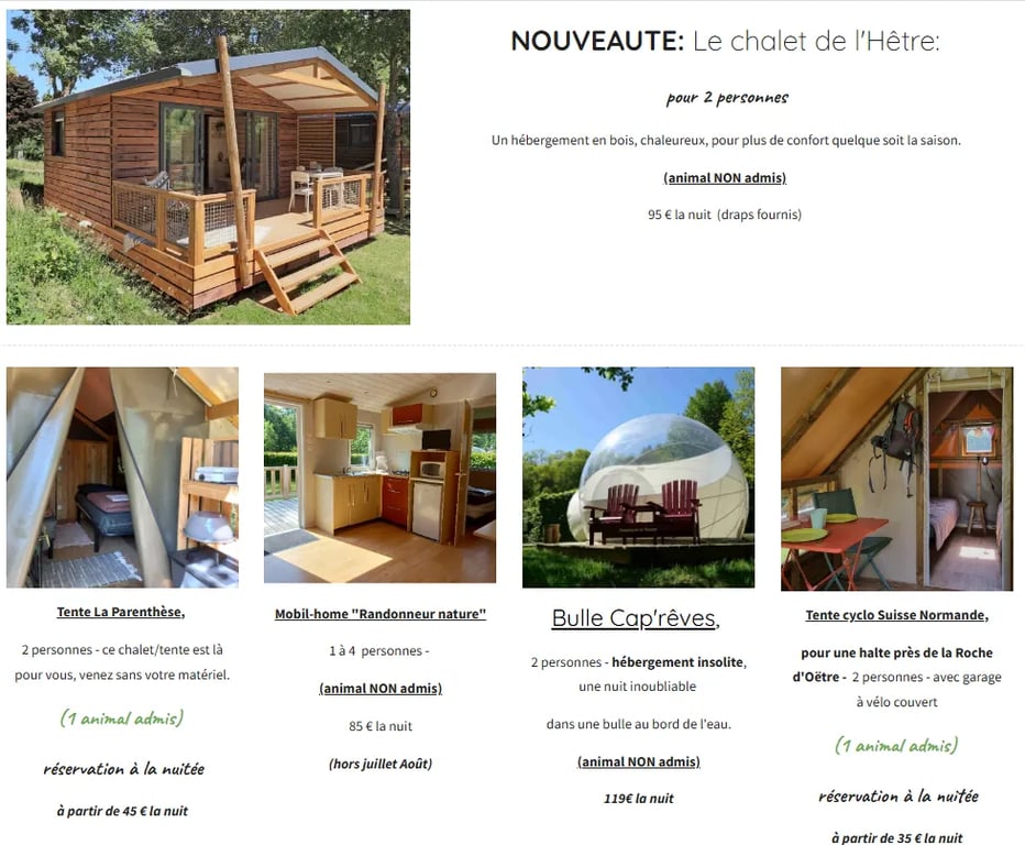 Camping de la Rouvre