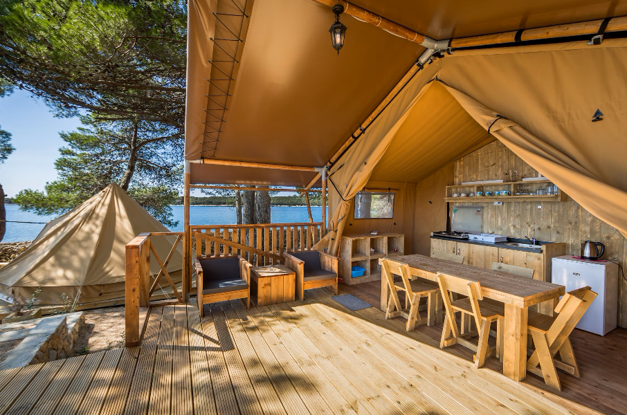 Camping in Baladarin A Wooden Camp By the Beach