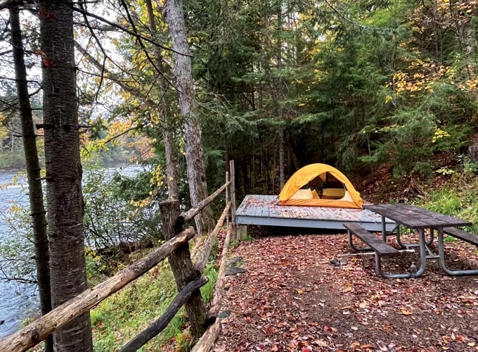Mollidgewock State Park Campground