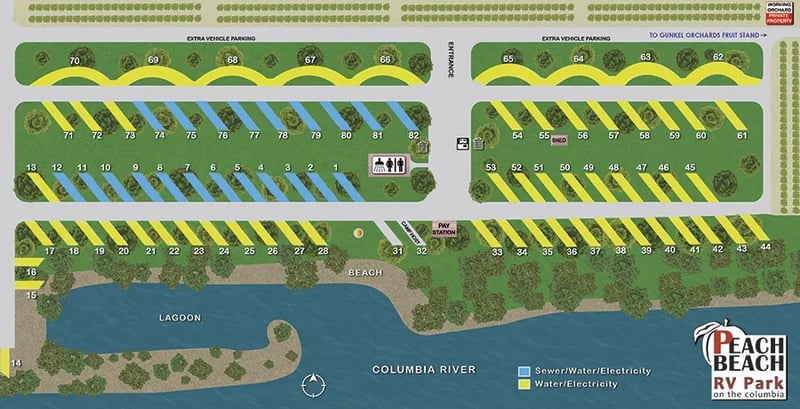 Peach Beach RV Park on the Columbia gallery 3