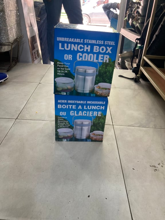 Back to school food flask, lunch bag and water bottle