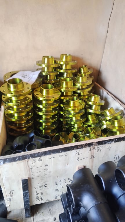 Galvanized pipes Elbow flanges