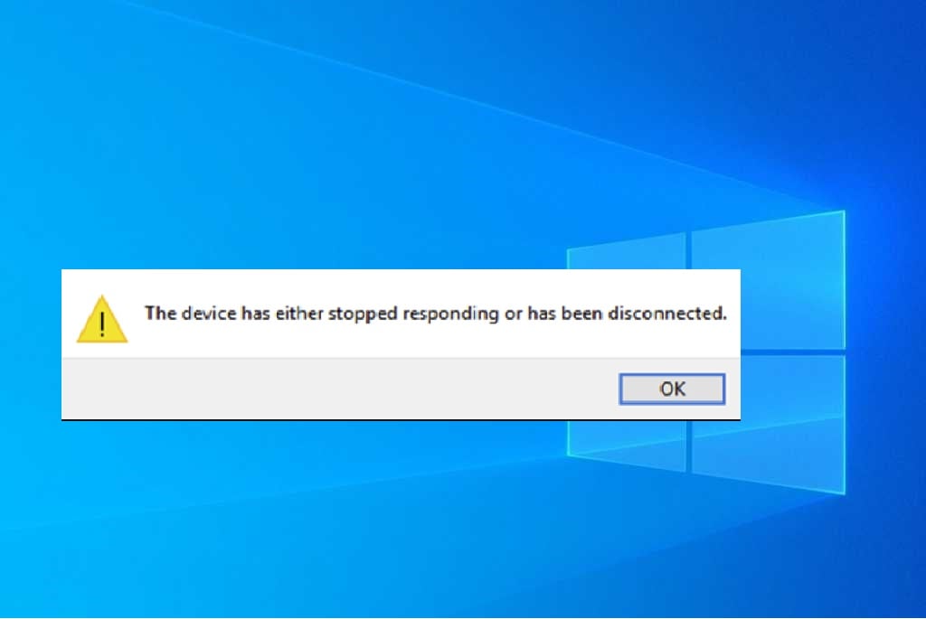 This Device Has Either Stopped Responding