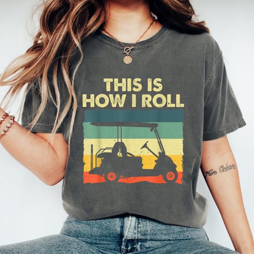 Funny Golf Cart T-Shirt for Golf Lovers Men Women Unique Golfer Apparel Gift Idea