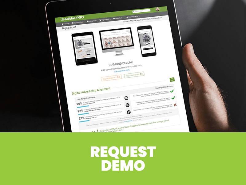 Demo AdMall - the leading marketing research and sales intelligence platform for local media sales