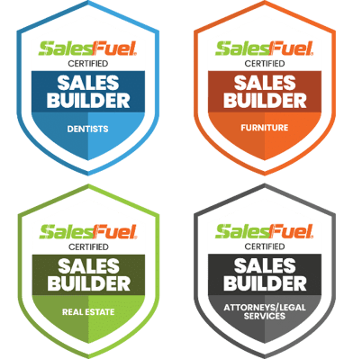 SalesFuel Certified Sales Builder Badges sales credibility SalesCred SalesFuel Certified Sales Builder Badges sales credibility SalesCred
