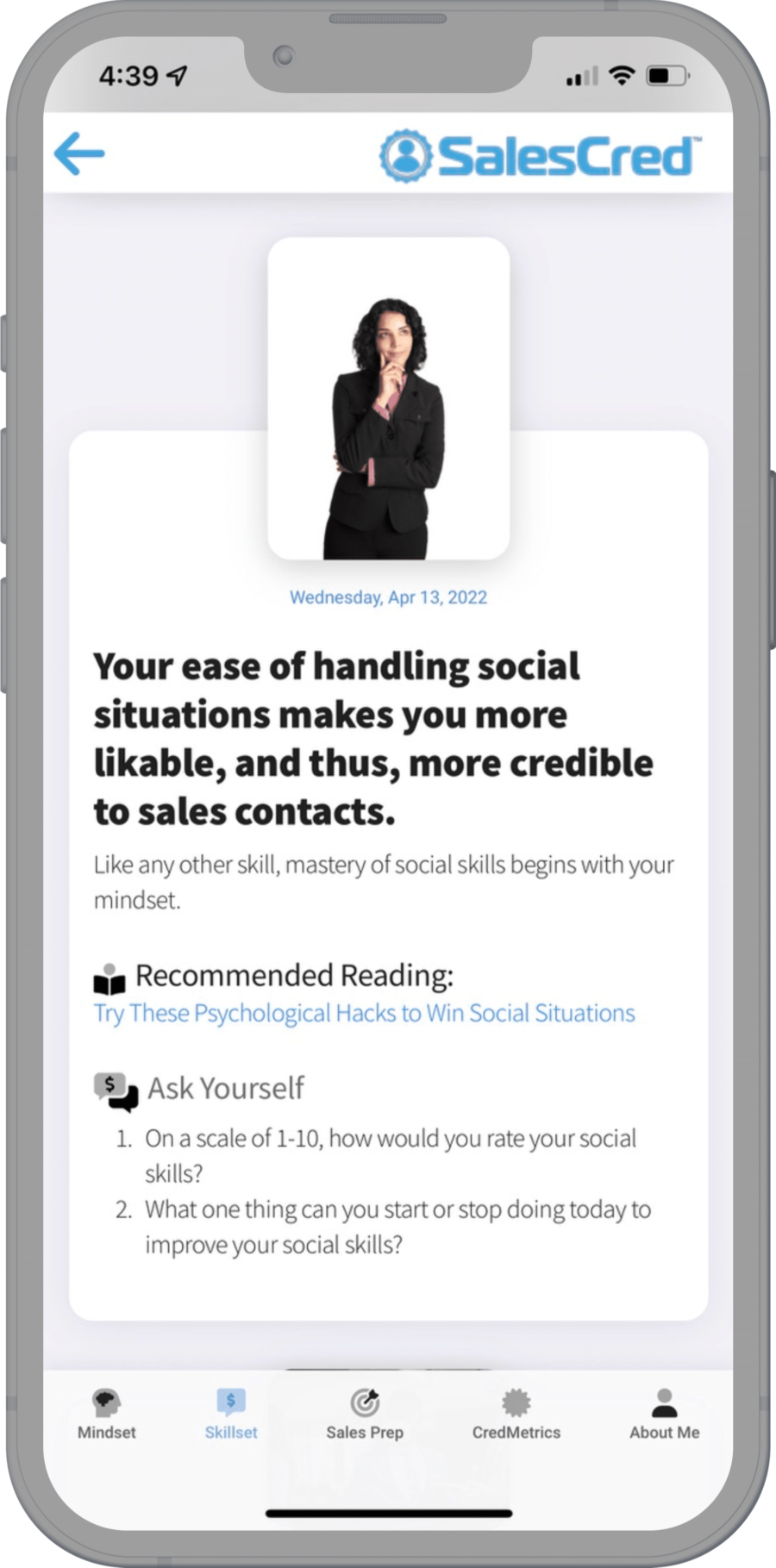 SalesCred sales credibility personal credcoach