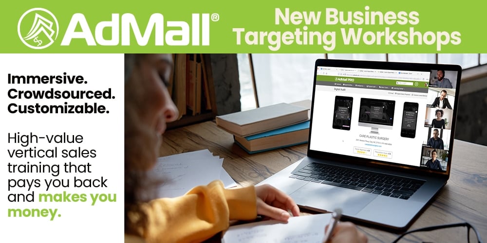 AdMall, New Business, Sales Training, Prospect Targeting, Training Workshop, Prospecting