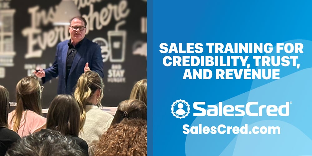 SalesCred, sales training, sales enablement, sales credibility, trust in sales, AI in sales, AI and sales