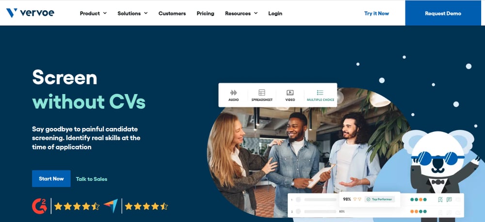 vervoe behavioral assessment tool