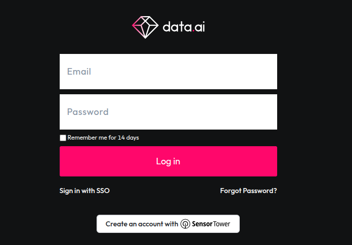Data.ai by Sensor Tower Market Research Tool