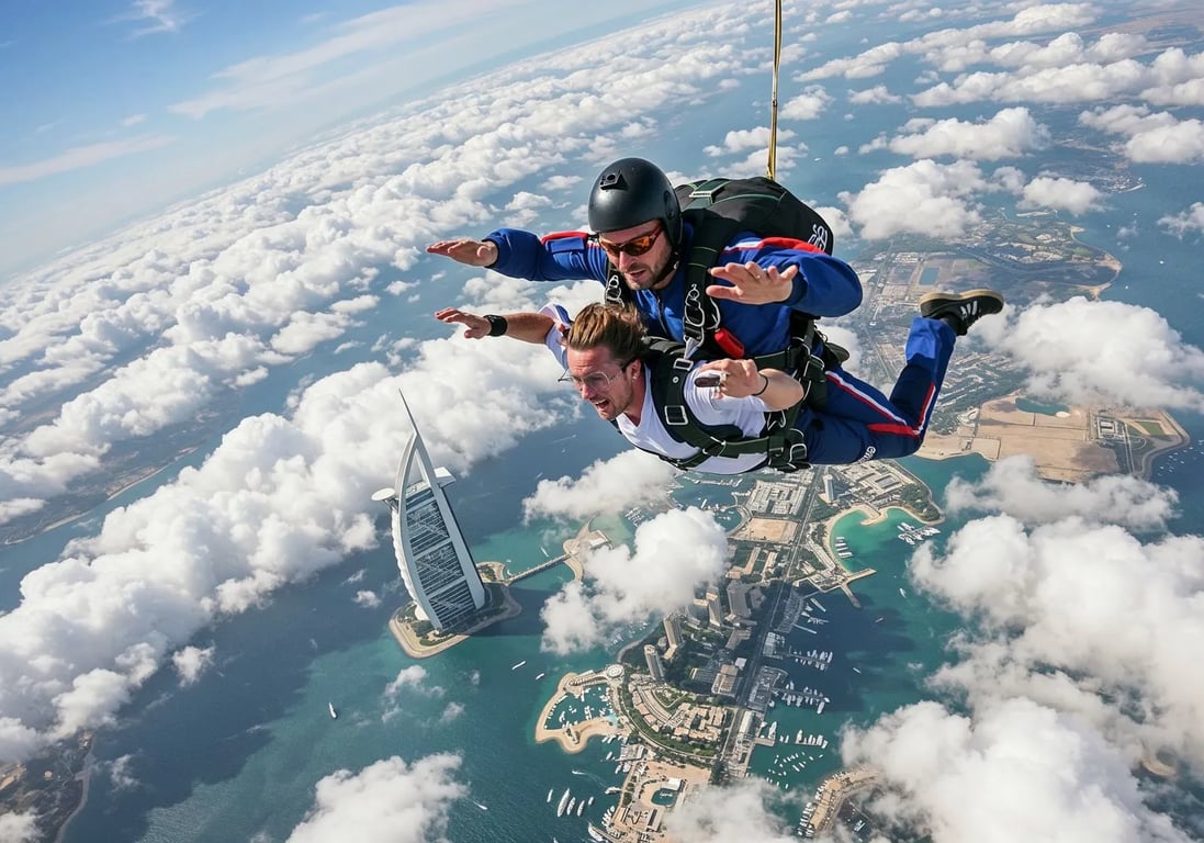Skydive Dubai: Совершите тандемные прыжки с парашютом в зоне Palm Drop Zone - Image 2