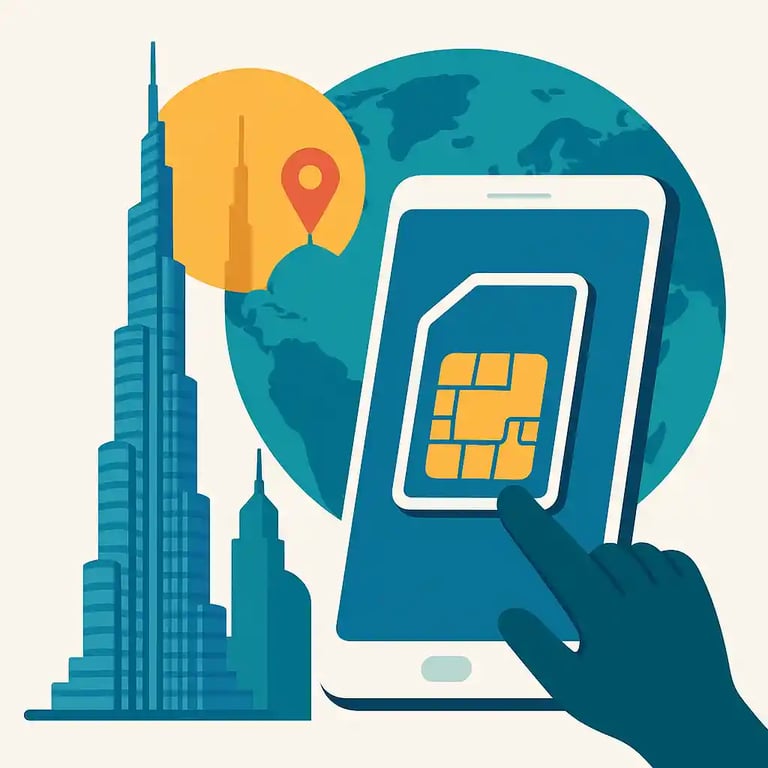 Holiday eSIM - Unlimited UAE 30-Day Data SIM 4GB High Speed Data