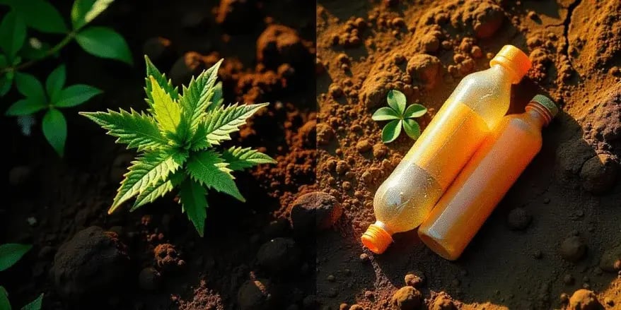 plastic vs plants