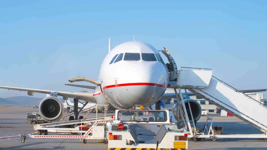 Aircraft on Runway