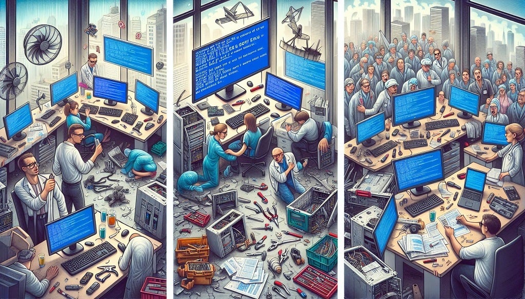 Impact of Microsoft Outage on Multiple Industries