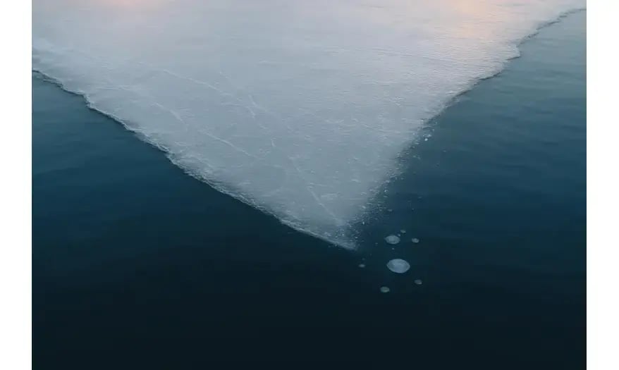Water is denser than ice due to the space created in the structure of ice.