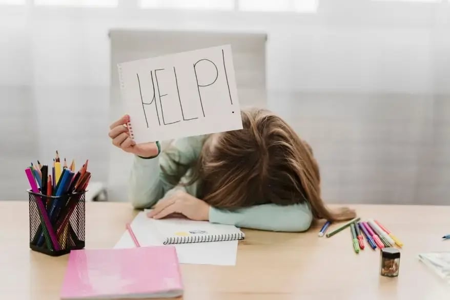 Stressed Teenager