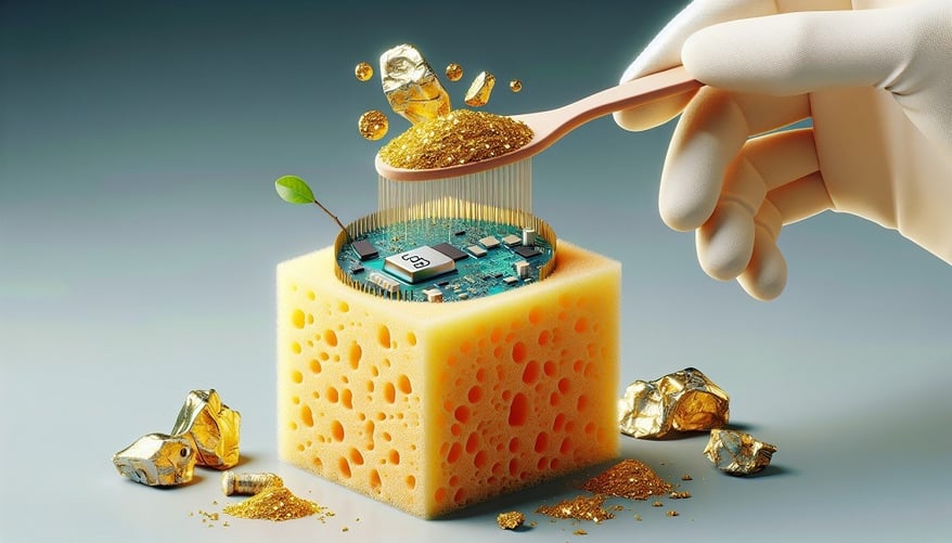 Gold from Old Electronics