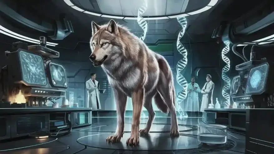 colossal biosciences dire wolf revival