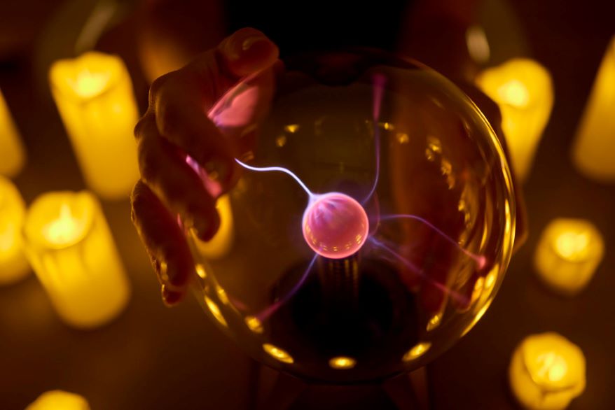 Plasma State depicted in Plasma ball.