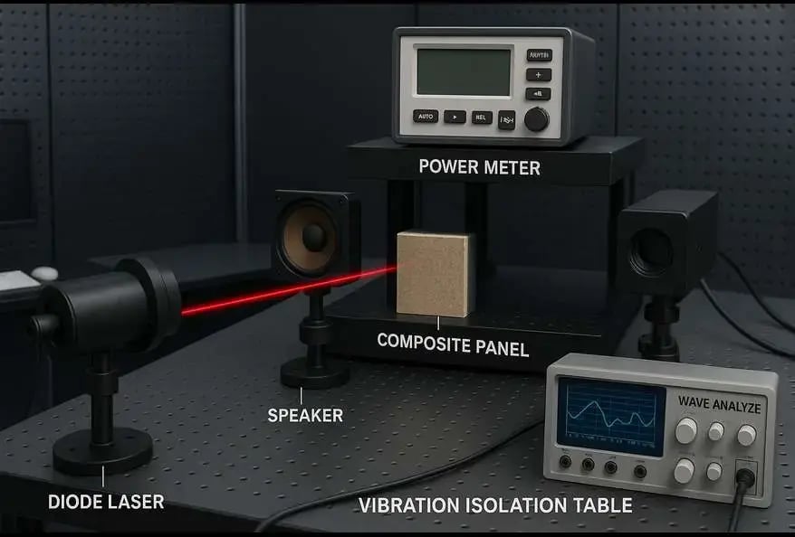 Integration of laser and acoustic systems for modern non-invasive material testing applications.