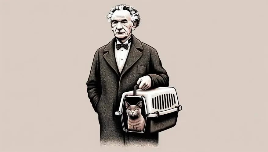 Schrodinger's and his cat 