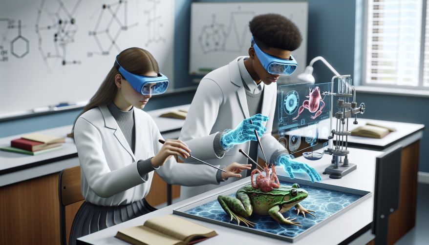 Mixed Reality for Learning Science Biology