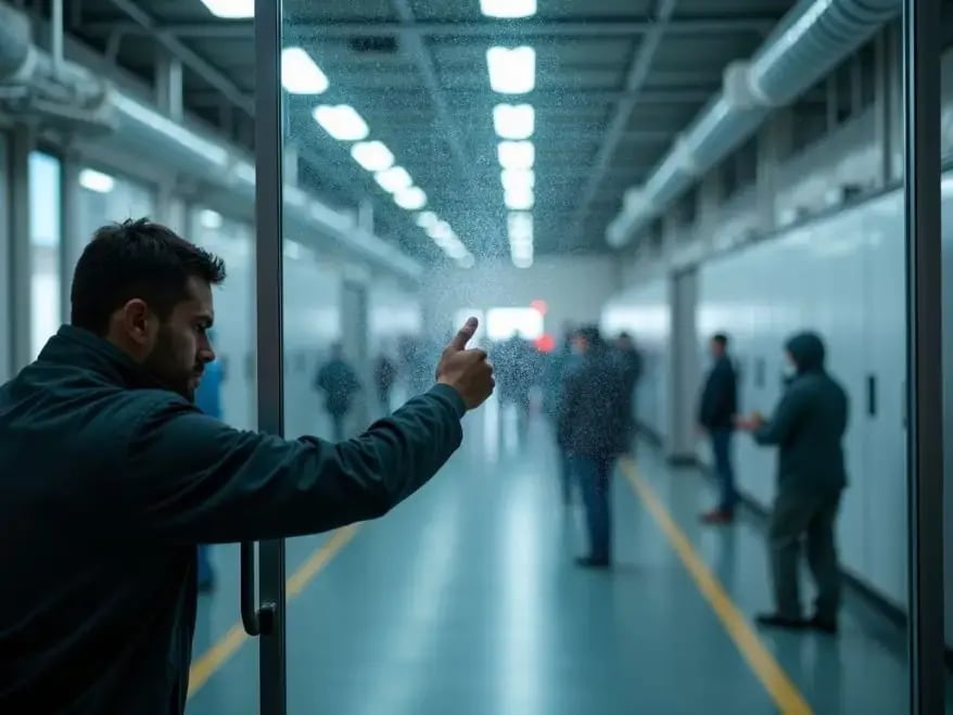 manufacturing of a bulletproof glass