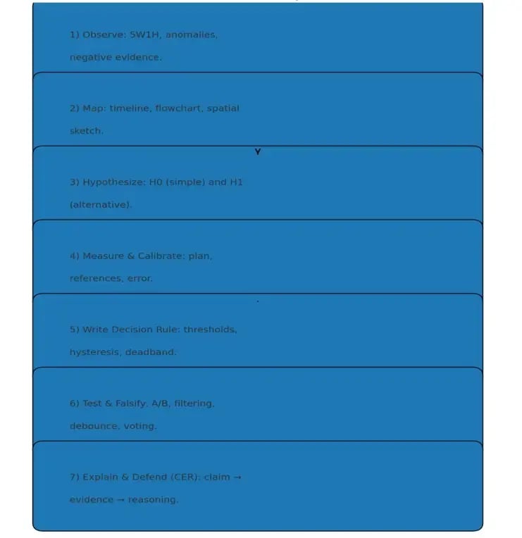 Sherlock STEAM- The 7 Step Case Framework