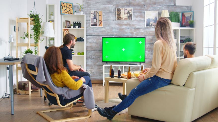 Plasma TV watching